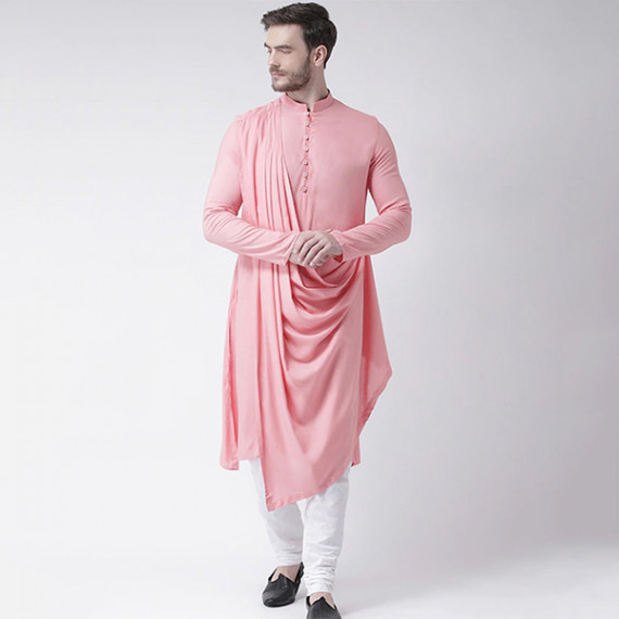 https://www.weardropz.com/products/men-pink-solid-straight-kurta-with-attached-drape