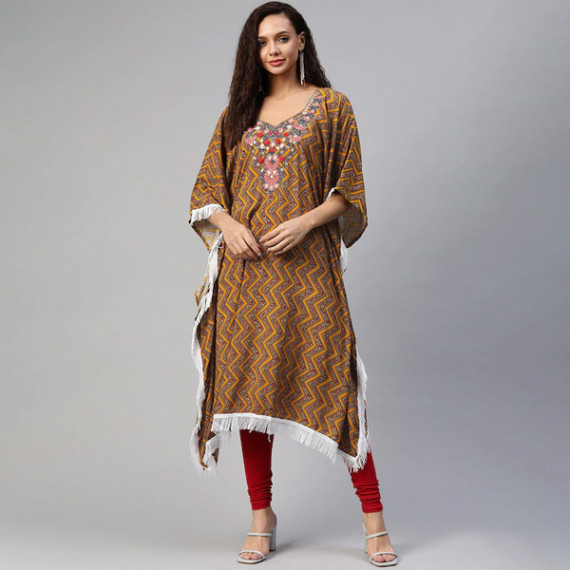 https://www.weardropz.com/products/women-orange-brown-geometric-printed-thread-work-pure-cotton-kaftan-kurta