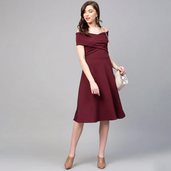 https://www.weardropz.com/products/off-shoulder-pleated-fit-flare-dress