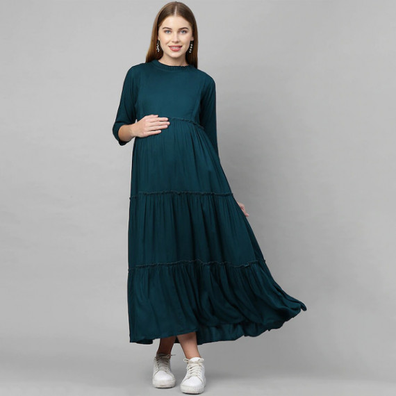 https://www.weardropz.com/products/teal-green-maternity-maxi-nursing-dress