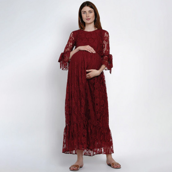 https://www.weardropz.com/products/women-maroon-maternity-self-design-maxi-dress
