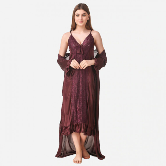 https://www.weardropz.com/products/brown-maxi-satin-solid-nightwear-set