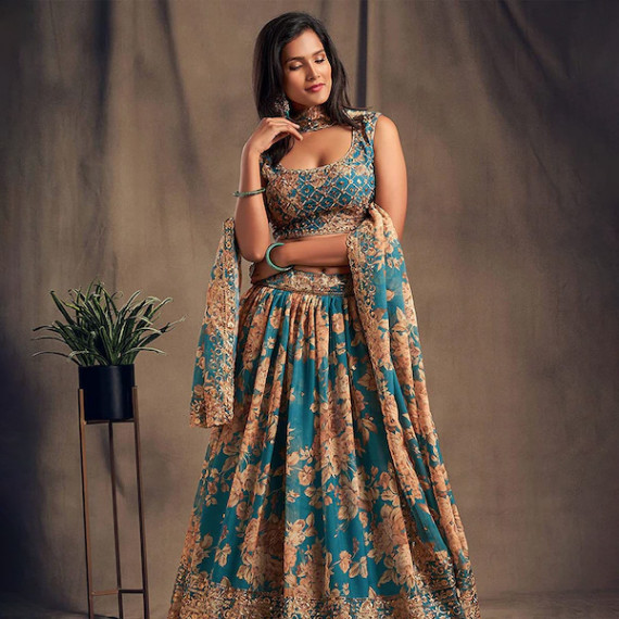 https://www.weardropz.com/products/blue-beige-printed-semi-stitched-lehenga-unstitched-blouse-with-dupatta